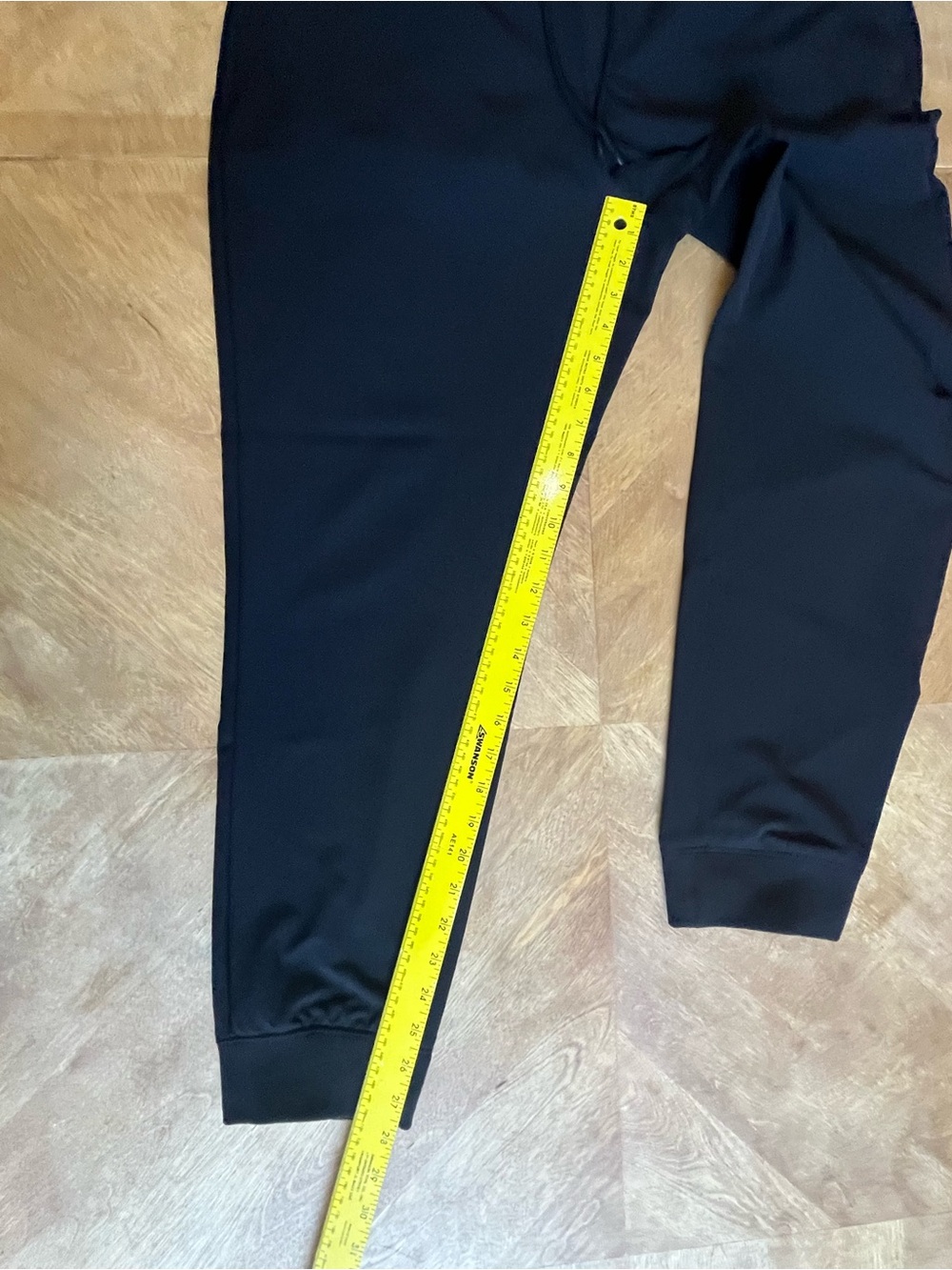 π€ Old Navy Black Slim Jogger Menβs L | Zip Pocket | Ribbed Cuff | Clean - Picture 9 of 11